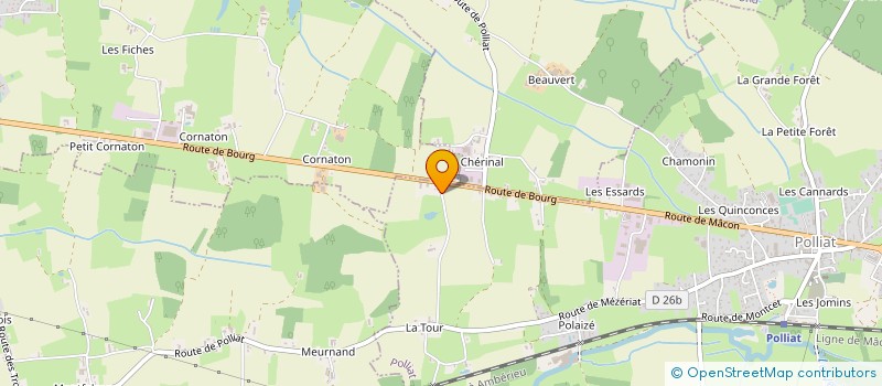 localisation de l'entreprise MADAME ROLANDE LESCUYER  POLLIAT