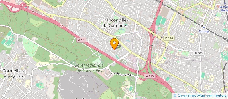 localisation de l'entreprise MADAME ROLANDE LIGIA DJEWA à FRANCONVILLE