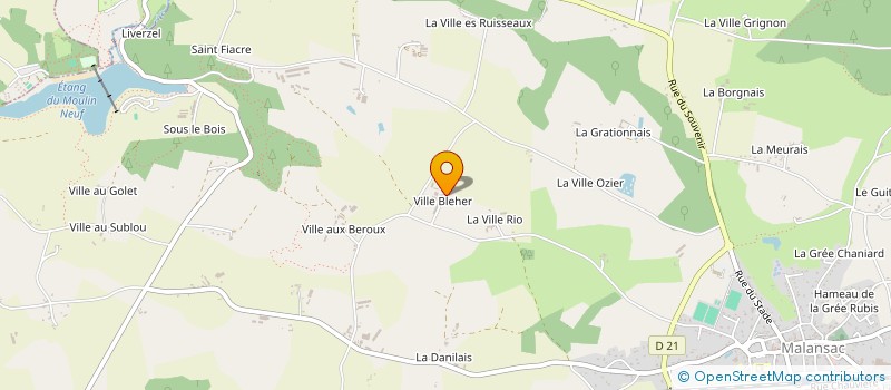 localisation de l'entreprise MADAME ROLANDE LUCAS à MALANSAC