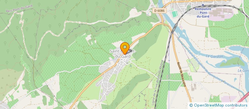 localisation de l'entreprise MADAME ROLANDE MALEZ  CASTILLON-DU-GARD