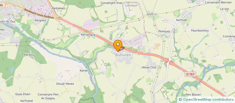 localisation de l'entreprise MADAME ROLANDE MALONGA  LANNION