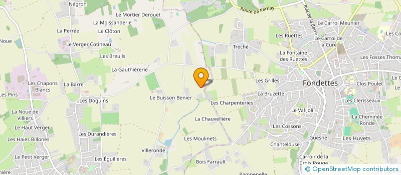 localisation de l'entreprise MADAME ROLANDE MARCHAISSEAU  LUYNES