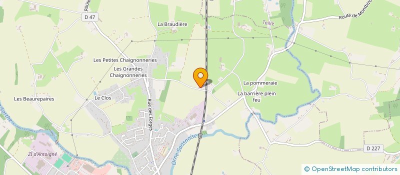 localisation de l'entreprise MADAME ROLANDE MENAGER  MONTBIZOT