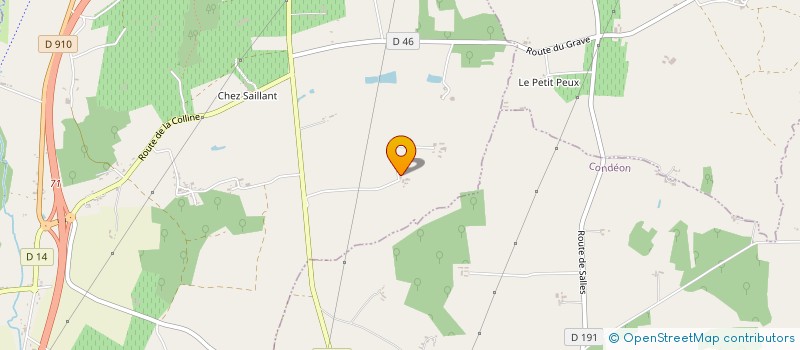 localisation de l'entreprise MADAME ROLANDE MONTIGAUD à REIGNAC