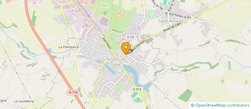 localisation de l'entreprise MADAME ROLANDE MYRDACK  TORIGNY-LES-VILLES