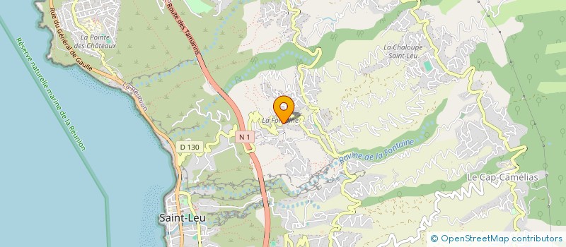 localisation de l'entreprise MADAME ROLANDE PAMPHILE  SAINT-LEU