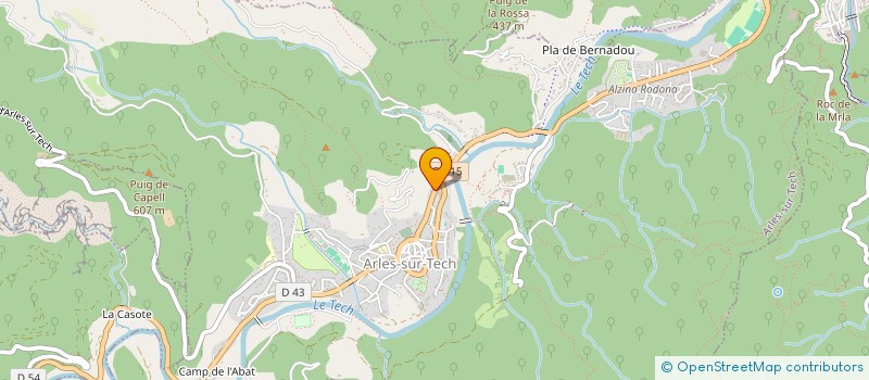 localisation de l'entreprise MADAME ROLANDE PUIG  ARLES-SUR-TECH