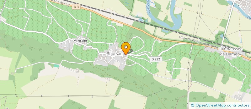 localisation de l'entreprise MADAME ROLANDE RASSELET  BOURSAULT