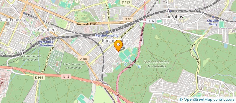 localisation de l'entreprise MADAME ROLANDE RAZAFIMBELO  VERSAILLES