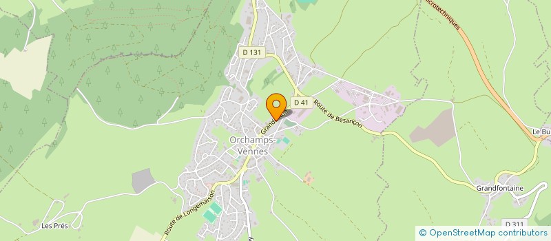 localisation de l'entreprise MADAME ROLANDE ROBICHON  GUYANS-VENNES