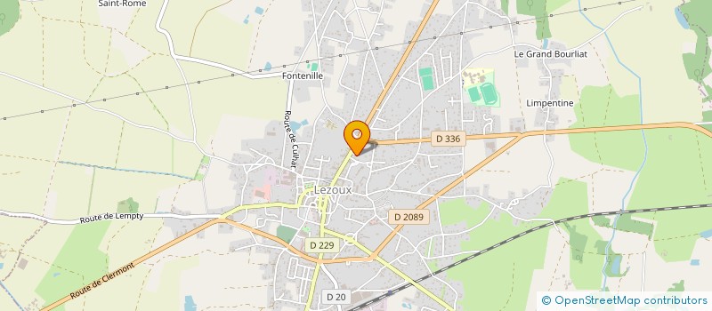 localisation de l'entreprise MADAME ROLANDE ROUGIER à LEZOUX