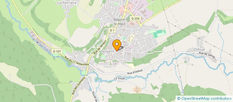 localisation de l'entreprise MADAME ROLANDE ROUSSEL à NOGENT