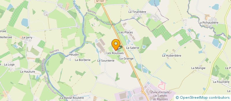localisation de l'entreprise MADAME ROLANDE SAUVAGET à MONTAIGU-VENDEE