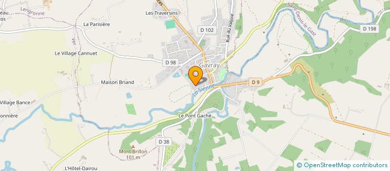 localisation de l'entreprise MADAME ROLANDE SOISMIER  GAVRAY-SUR-SIENNE