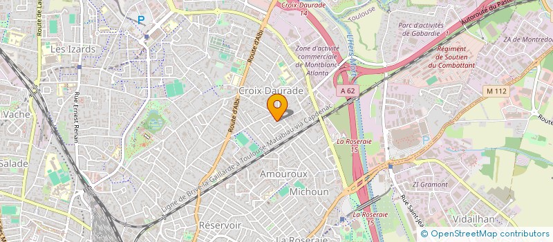 localisation de l'entreprise MADAME ROLANDE VEDEILHIE à TOULOUSE