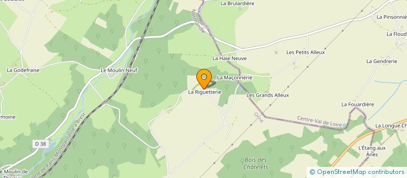 localisation de l'entreprise MADAME ROLANDE VERRIER à BRETONCELLES