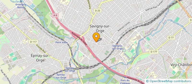 localisation de l'entreprise MADAME ROLENE MAVUNI SONA à SAVIGNY-SUR-ORGE