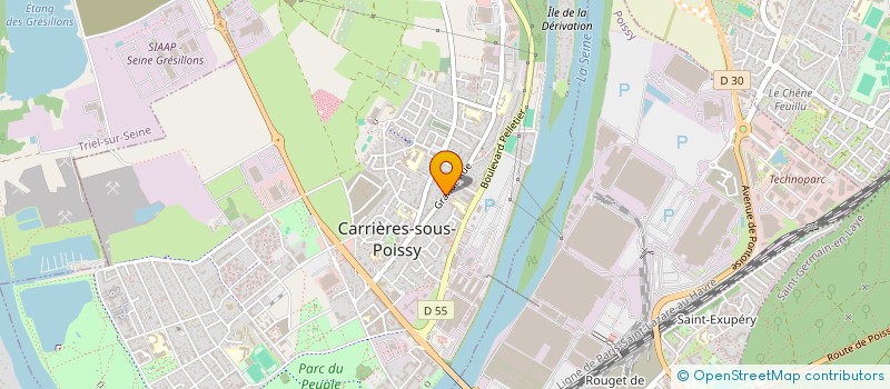 localisation de l'entreprise MADAME ROLLANDE AVRIL  CARRIERES-SOUS-POISSY