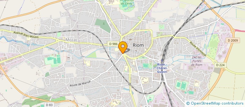localisation de l'entreprise MADAME ROLLANDE BERNET à RIOM