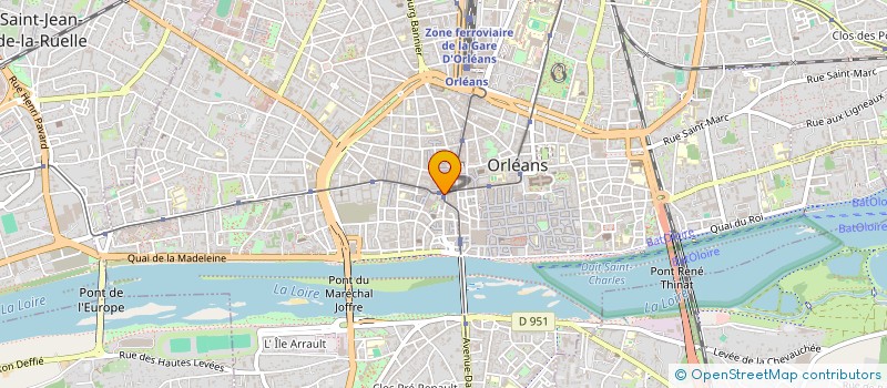 localisation de l'entreprise MADAME ROLLANDE BRICE  ORLEANS