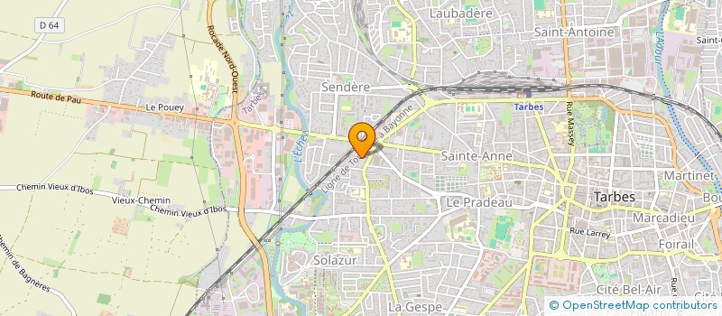 localisation de l'entreprise MADAME ROLLY RAJERINERA à TARBES