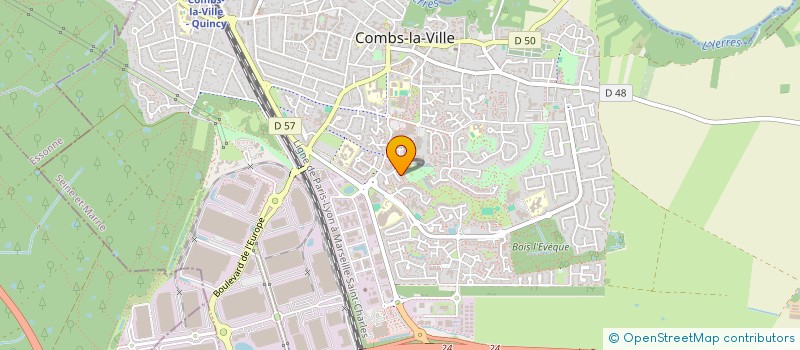 localisation de l'entreprise MADAME ROLYNE BITSAMOU  COMBS-LA-VILLE