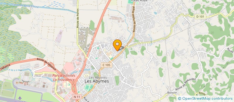 localisation de l'entreprise MADAME ROMAIN LAMALLE à LES ABYMES