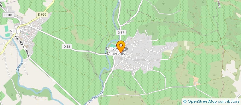 localisation de l'entreprise MADAME ROMAIN NESTOR  MALVES-EN-MINERVOIS