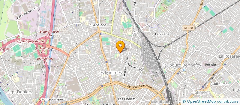 localisation de l'entreprise MADAME ROMAIN TESSAEIOL à TOULOUSE