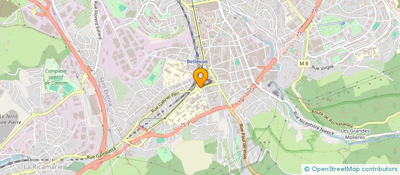 localisation de l'entreprise MADAME ROMAISSA BENKHALFA  SAINT-ETIENNE