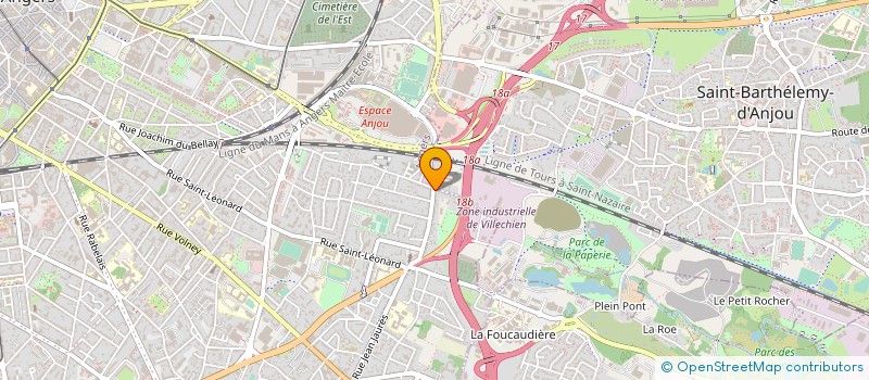 localisation de l'entreprise MADAME ROMANA HEJDOVA à ANGERS