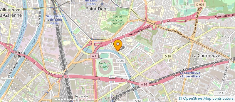 localisation de l'entreprise MADAME ROMANA LAURINI  SAINT-DENIS