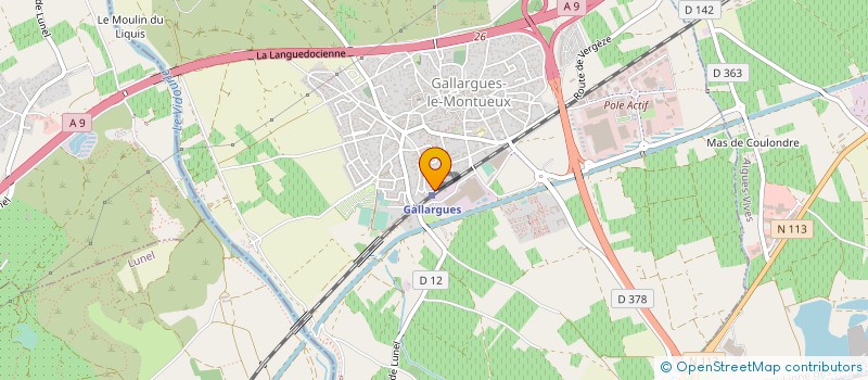 localisation de l'entreprise MADAME ROMANA TADIOTTO  GALLARGUES-LE-MONTUEUX