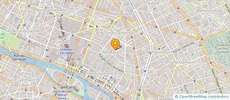 localisation de l'entreprise MADAME ROMANCE ALANT à PARIS