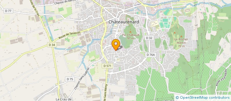 localisation de l'entreprise MADAME ROMANE ACBARD à CHATEAURENARD