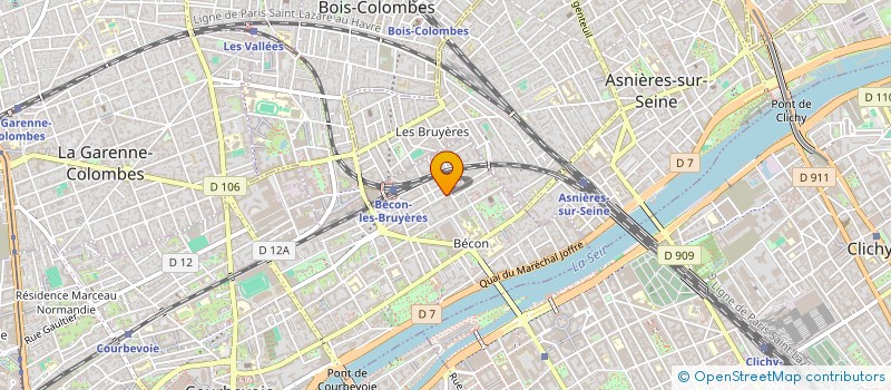 localisation de l'entreprise MADAME ROMANE ALONZO à COURBEVOIE