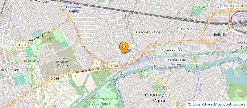 localisation de l'entreprise MADAME ROMANE ANTUNES  GAGNY
