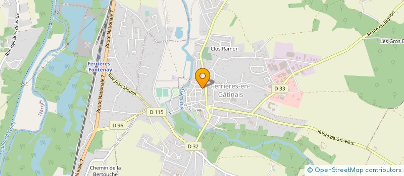 localisation de l'entreprise MADAME ROMANE ARAUZO à FERRIERES-EN-GATINAIS