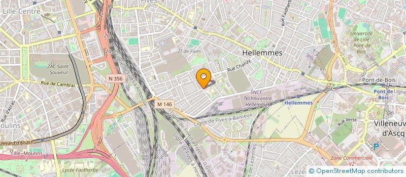 localisation de l'entreprise MADAME ROMANE AUBRY à LILLE