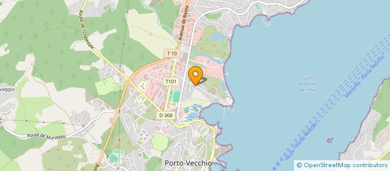 localisation de l'entreprise MADAME ROMANE BASTOS  PORTO-VECCHIO