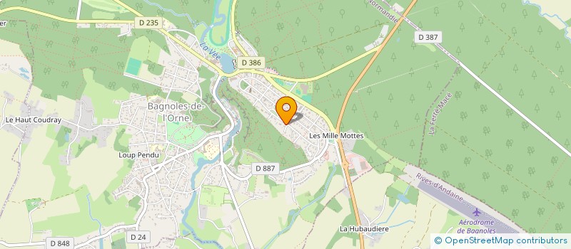 localisation de l'entreprise MADAME ROMANE BECHU à BAGNOLES-DE-L'ORNE-NORMANDIE