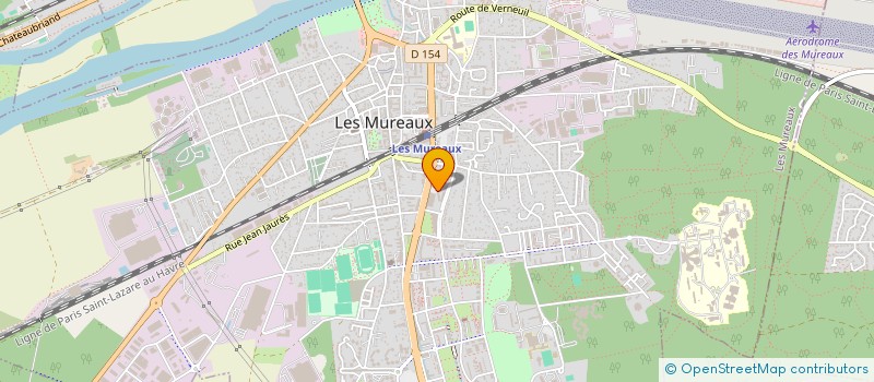 localisation de l'entreprise MADAME ROMANE BELBEZIER à LES MUREAUX