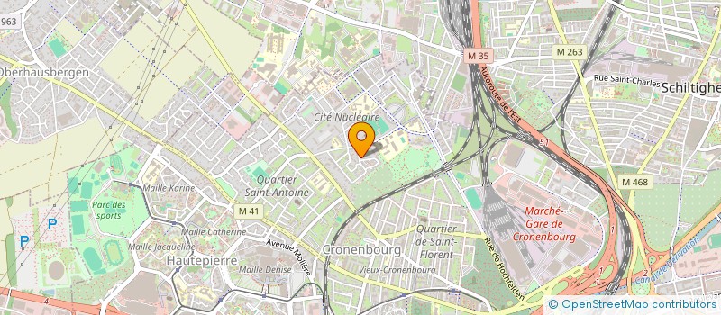localisation de l'entreprise MADAME ROMANE BELOTTI à STRASBOURG
