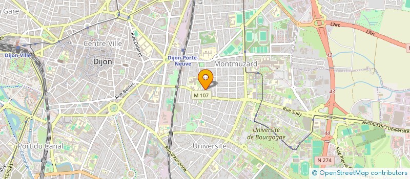 localisation de l'entreprise MADAME ROMANE BLANC  DIJON