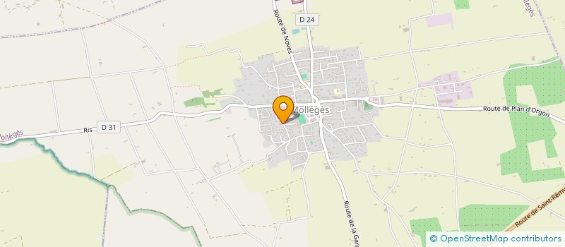 localisation de l'entreprise MADAME ROMANE BLANC  VILLENEUVE-LES-AVIGNON