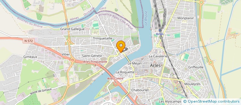 localisation de l'entreprise MADAME ROMANE BLANCHARD  ARLES