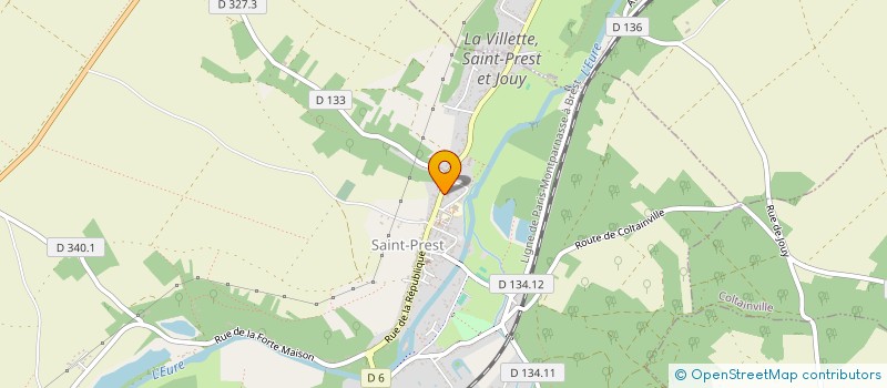 localisation de l'entreprise MADAME ROMANE BLANGY à SAINT-PREST