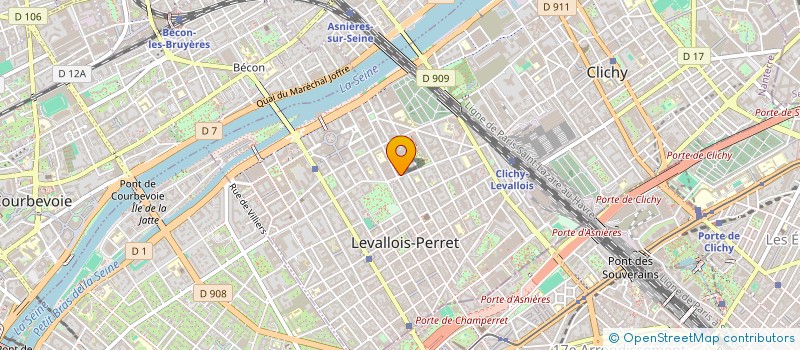 localisation de l'entreprise MADAME ROMANE BODREN à LEVALLOIS-PERRET