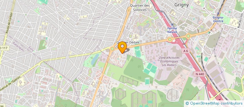 localisation de l'entreprise MADAME ROMANE BONHOMME  GRIGNY