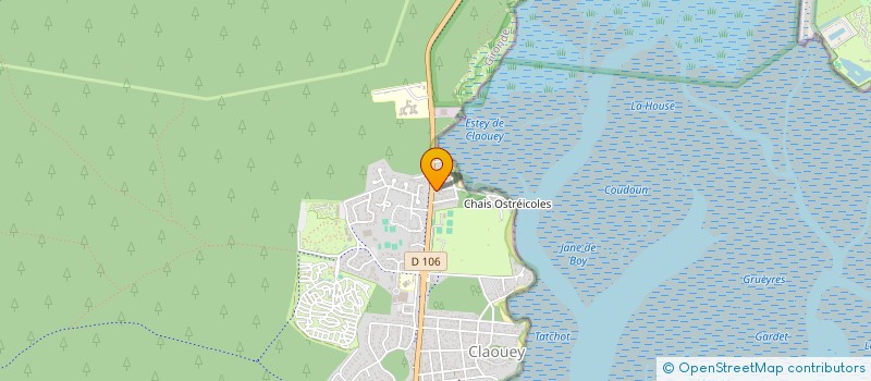 localisation de l'entreprise MADAME ROMANE BONNIN  LEGE-CAP-FERRET